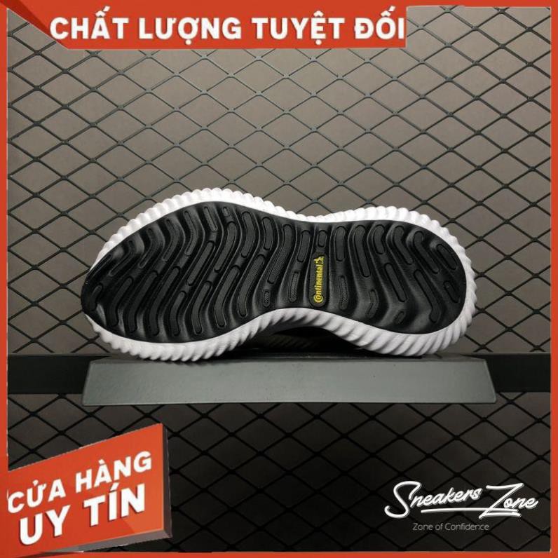 (FREE SHIP + HỘP + QUÀ) Giày thể thao sneaker nam nữ ALPHABOUNCE Beyond 2018 Cream deep red Kem gót đỏ đậm