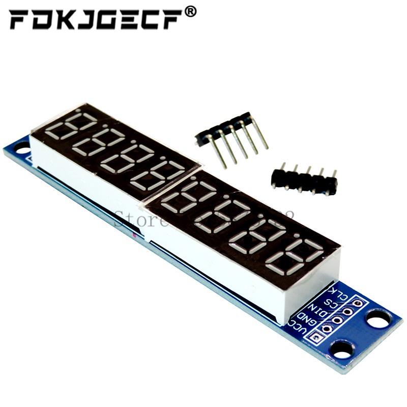 Mô Đun HiểN Thị LED Kỹ Thuật Số 7 Kí Tự 8 Chữ Số MAX7219 Cho Arduino MCU