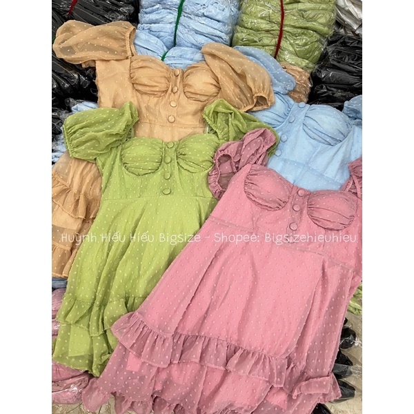 Đầm Voan Bi Bigsize 55-100kg