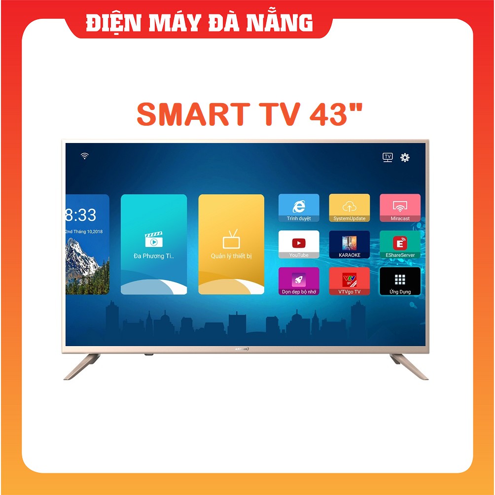 🛑 Smart Tivi Asanzo 43 inch 43AS530 | Full HD, Android, BH 2 năm