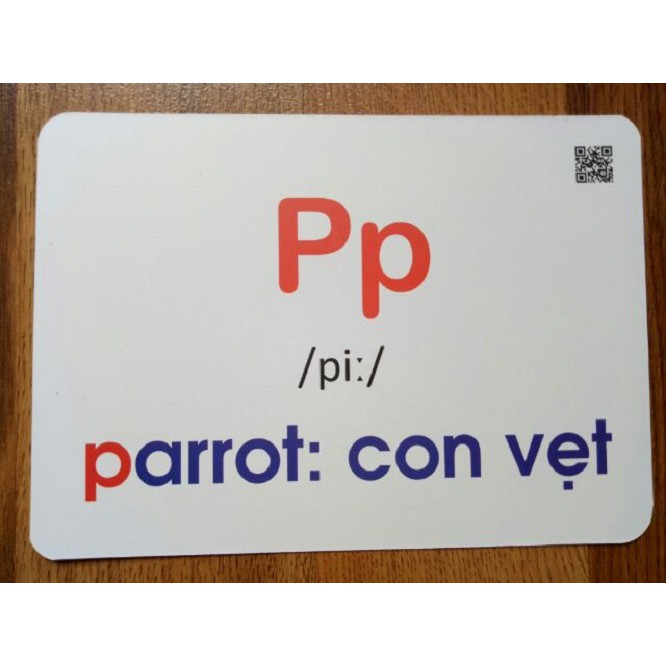 Flashcard - Dạy Trẻ Theo Phương Pháp Glenn Doman - Bảng Chữ Cái Tiếng Anh