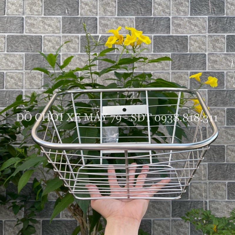 Rổ inox dành cho Wave nhỏ - Wave Thái - Wave TQ