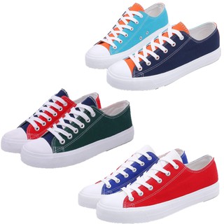 #XẢ KHO# Giày thể thao Sneaker Vải cố thấp cho nữ phối 3 màu đế cao 3 phân - phuishop