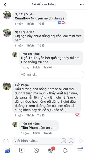 Dầu dưỡng hoa hồng Karose | BigBuy360 - bigbuy360.vn