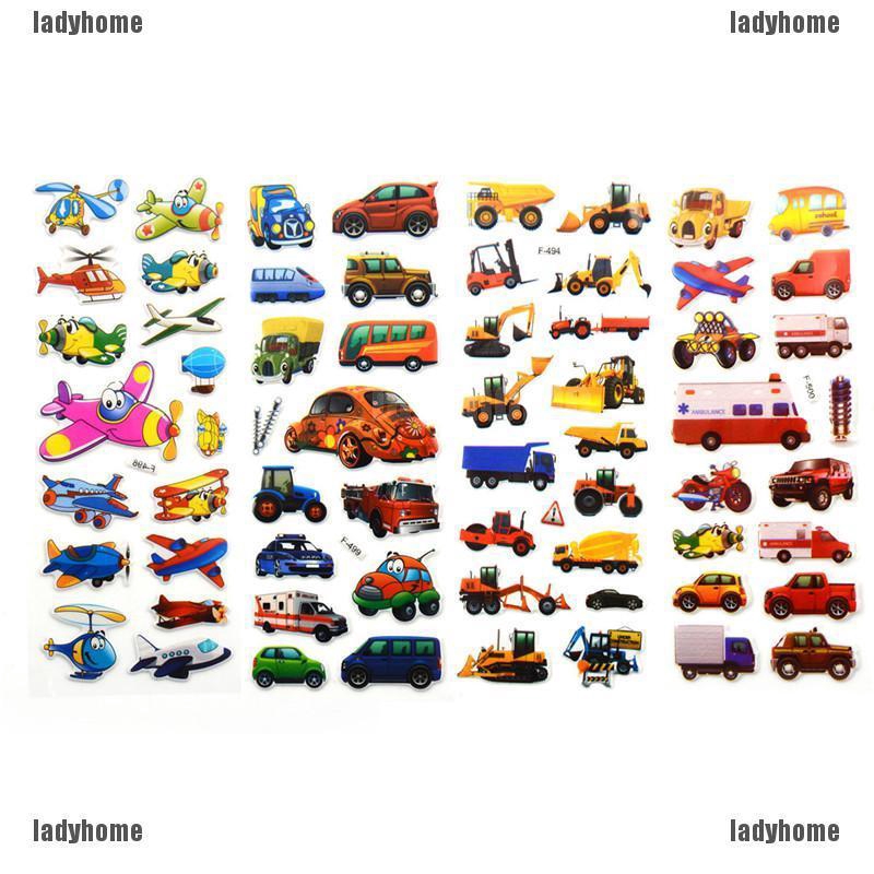 Set 5 Tấm Hình Dán 3d Cho Bé