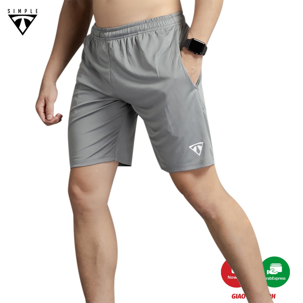 Quần Thể Thao Nam TSIMPLE tập gym vải thun lạnh thoáng mát, co giãn, chuẩn form màu Đen | BigBuy360 - bigbuy360.vn