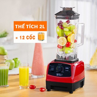 Cối máy xay công nghiệp SINBO - Dung tích 2 lít - Chất liệu cao cấp - Xay trái cây, thịt cá cua  - Xay hạt tiêu, đồ khô