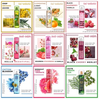 ( MÙI MỚI ) Link 5-[30ml] Xịt thơm toàn thân Bath & Body Works và Victoria’s Secret