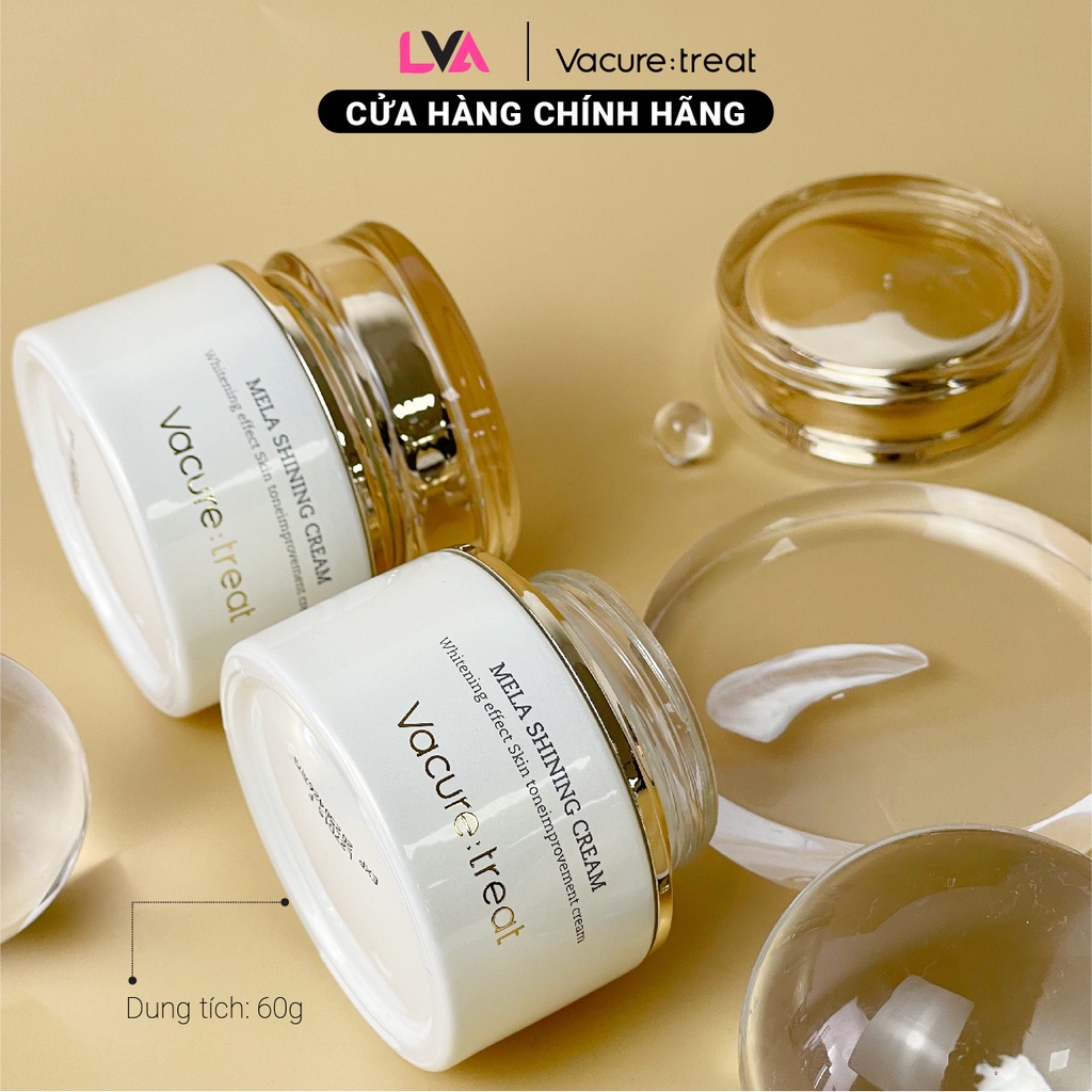 Kem Mờ Nám Tàn Nhang, Dưỡng Trắng Chuyên Sâu Vacure:treat Mela Shining Cream 60g