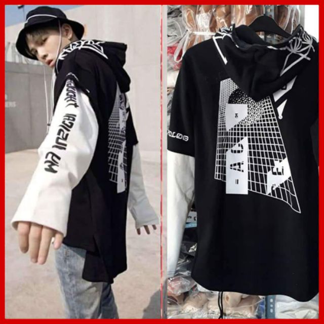 [FREESHIP] Áo Hoodie Phối Tay ( Kèm Ảnh Thật) | BigBuy360 - bigbuy360.vn