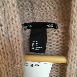 Áo len cardigan lông dê HM auth