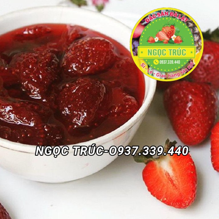 MỨT DÂU TÂY _ ĐẶC SẢN ĐÀ LẠT _[HŨ 500G] | BigBuy360 - bigbuy360.vn