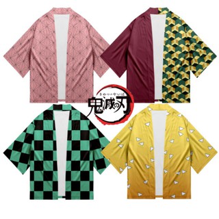 [CÓ SẴN] Áo khoác haori dáng rộng cosplay Demon Slayer: Kimetsu no Yaiba