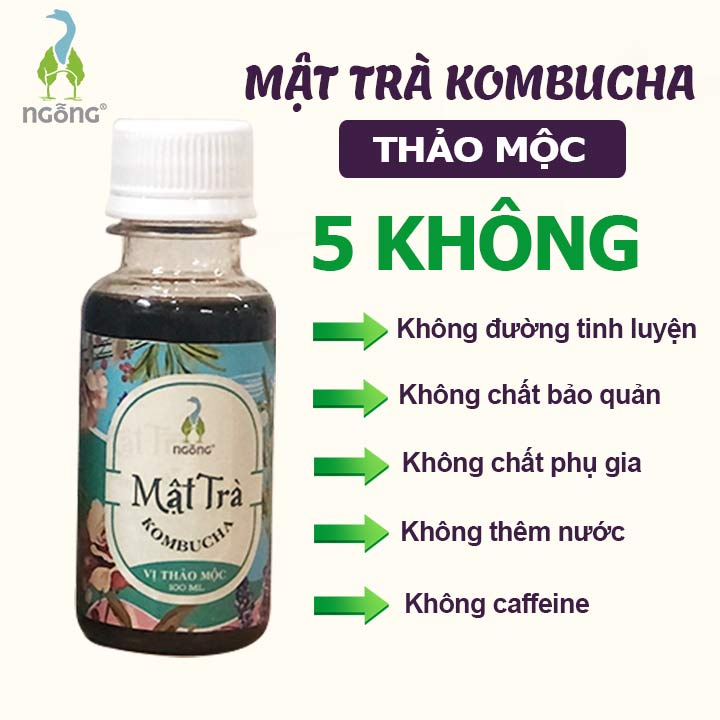 Mật Trà Kombucha Thảo Mộc 100ml