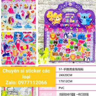 Quà tặng - Sticker 5D (Đẹp, rẻ vô đối mix nhiều mẫu)