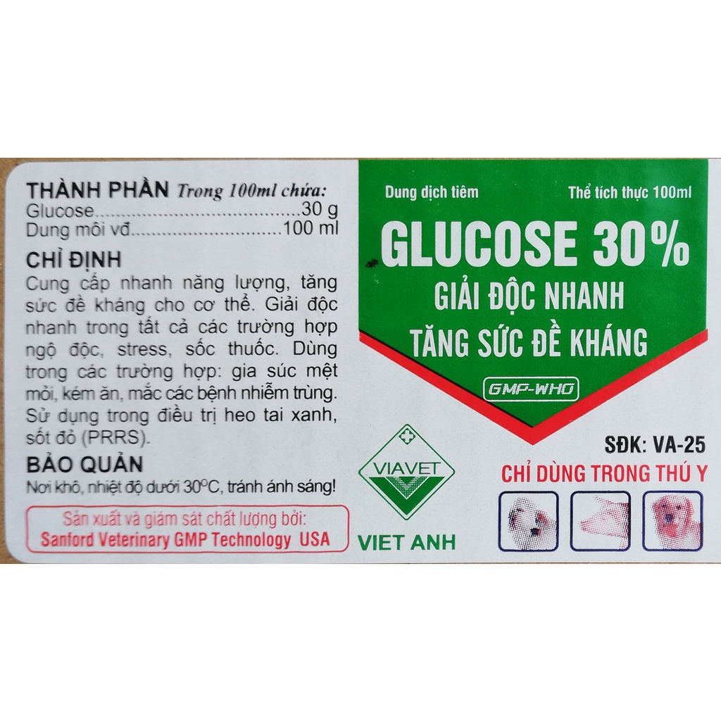 1 lọ GLUCO 30% 100ml