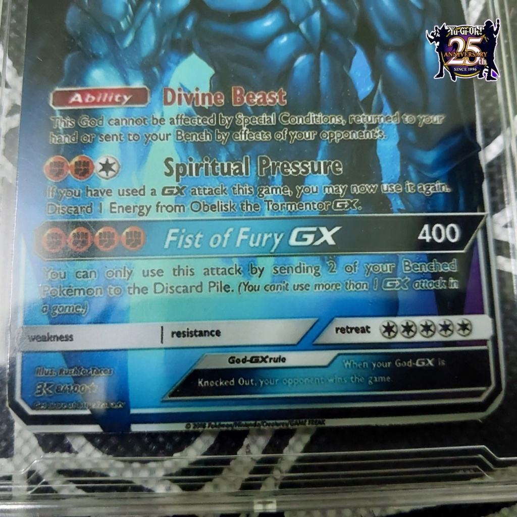 Bài Yugi Muto lá Obelisk The Tormentor thần sức mạnh TẶNG Sleeves bọc bài 1458 BI4 2