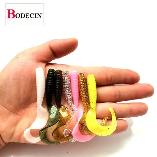 Bộ 12 mồi câu cá giả bằng silicon hình con sâu tiện dụng