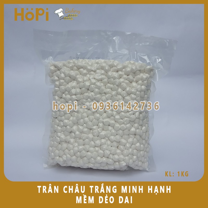 Trân Châu Trắng Minh Hạnh Mềm Dẻo Thơm (1kg) QUÁN ƯA THÍCH Hay Dùng Nấu Chè, Topping Trà Sữa