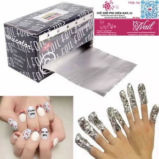 Giấy Bạc Ủ Phá Móng Nail Gel ( Lẻ 1 Cuốn)