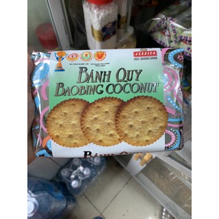 Bánh quy Coconut Cracker Bánh quy bạc tròn