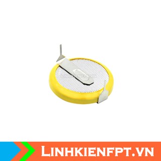 Pin Chân Hàn CR2032 Màu Vàng