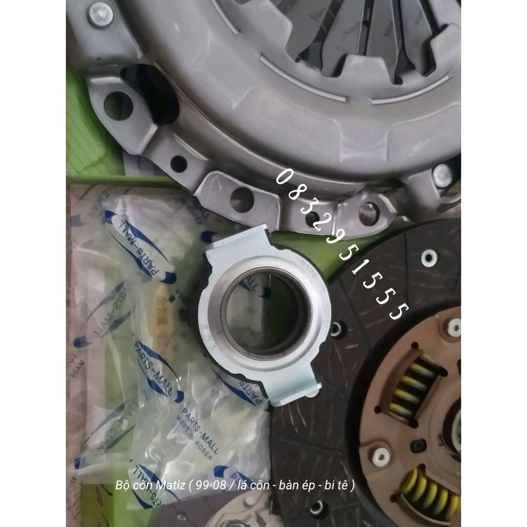 Bộ côn xe Matiz  gồm bàn ép , bi tê , lá côn