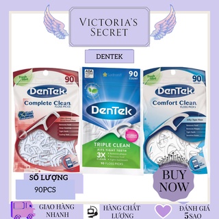 Tăm Chỉ Nha Khoa Dentek Clean Floss Picks 90 cái