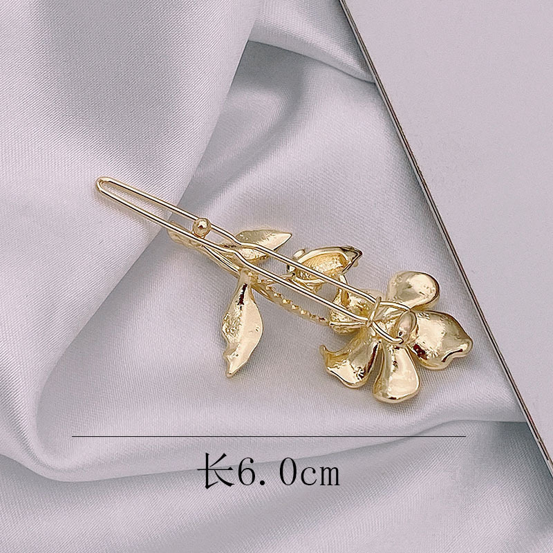 Kẹp tóc hình hoa phong cách Hàn Quốc xinh xắn độc đáo