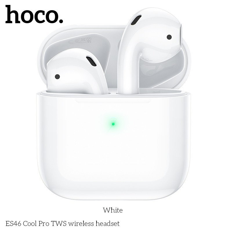 Tai nghe Bluetooth HOCO. ES56 V5.0 pin 350mAh / Hỗ trợ PopUP/ Siri / Đàm thoại / Định Vị / Đổi tên - Tai nghe không dây