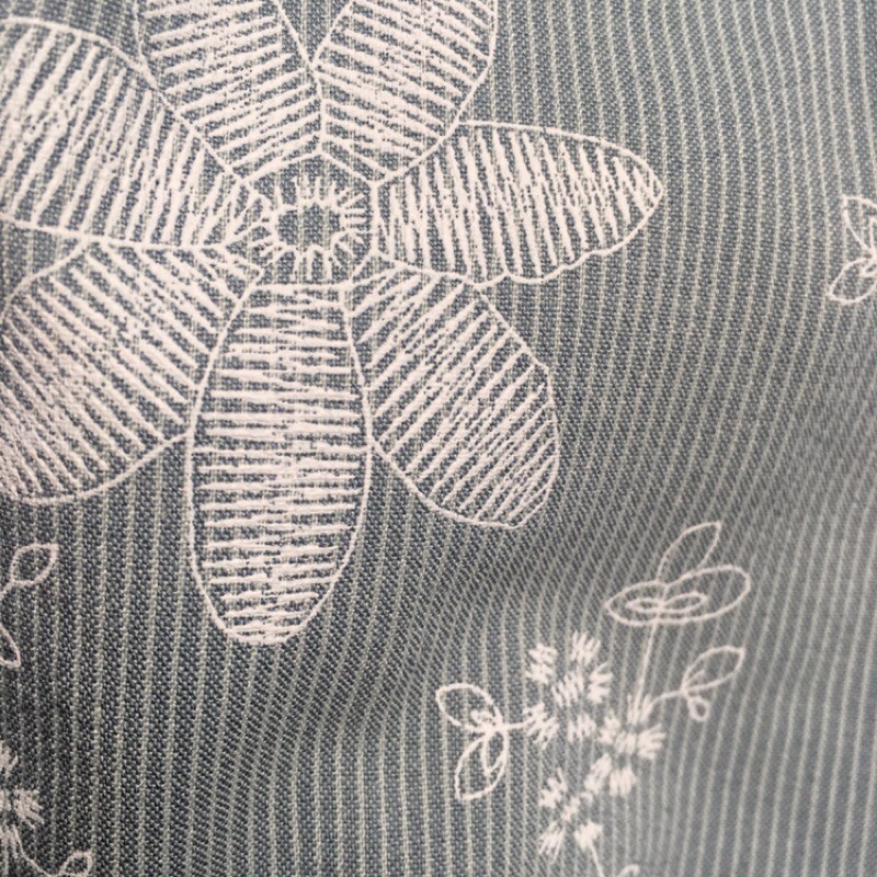 Vải đũi kẻ hoa sơn