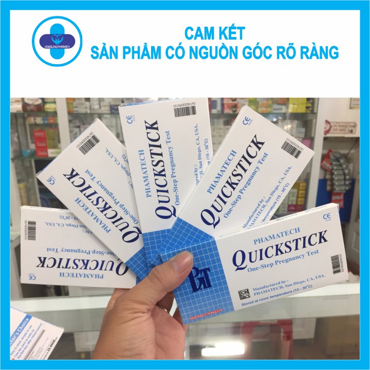 QICKSTICK Midstream bút và Que Thử Thai Quickstick nhập khẩu - Che tên sản phẩm khi giao