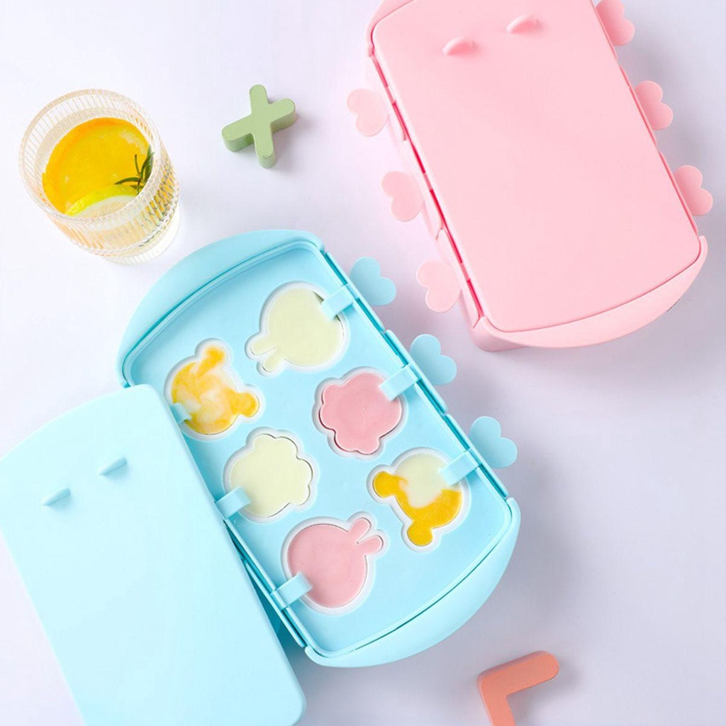 Khuôn Làm Kem Que Mini Dễ Tháo Rời Tiện Dụng Cho Nhà Bếp DIY
