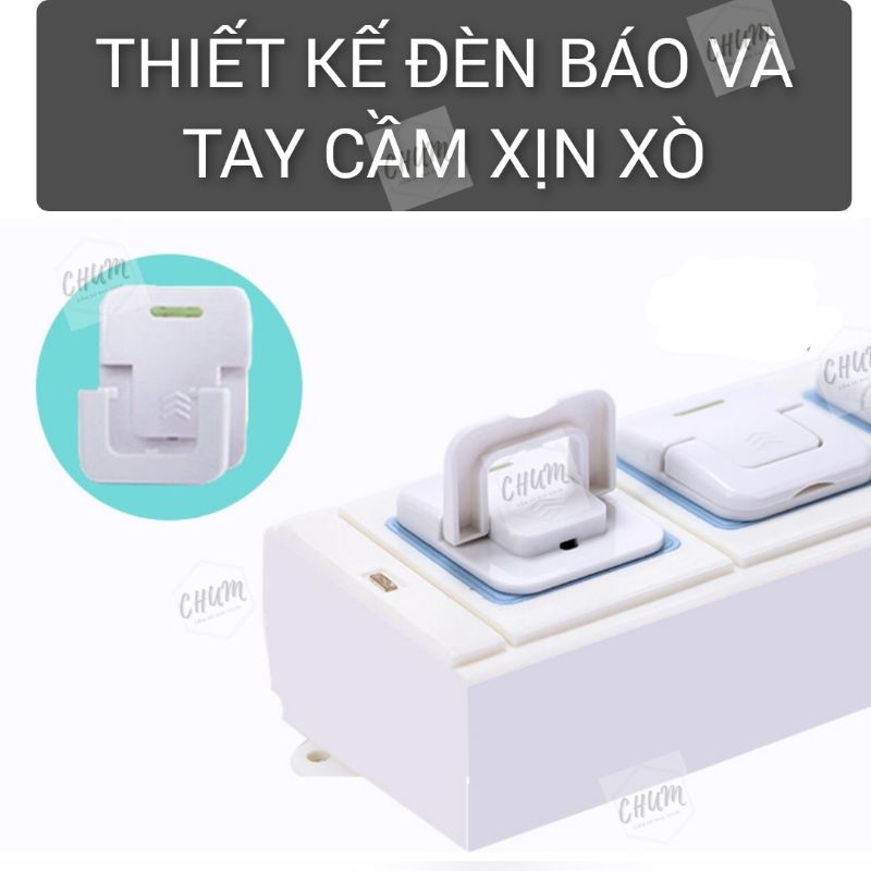 bịt ổ điện 2 chân, 3 chân an toàn cho bé