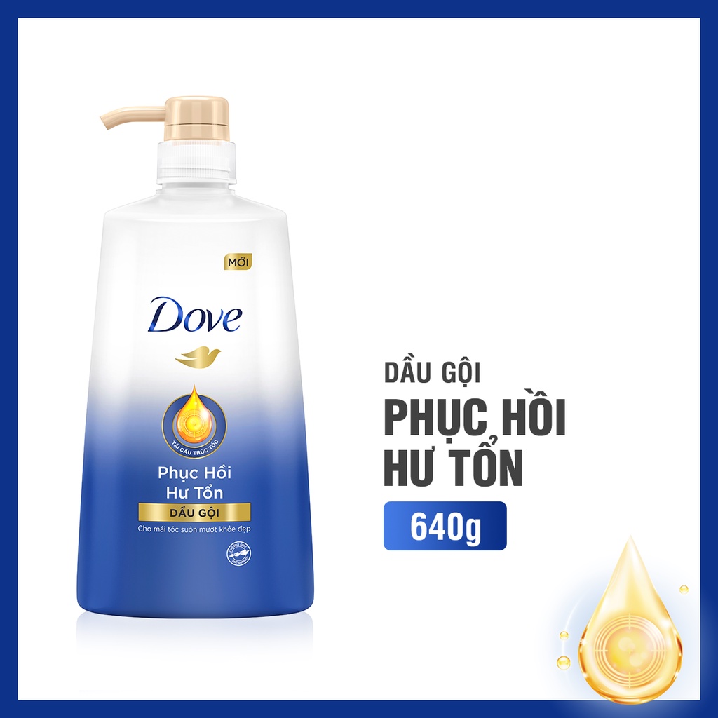 Dầu gội dove phục hồi hư tổn 631ml