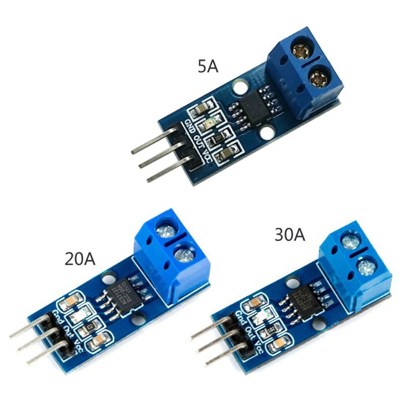 yal ACS712 Hall Current Sensor Testing Module Range 5A/20A/30A Circuit Monitor