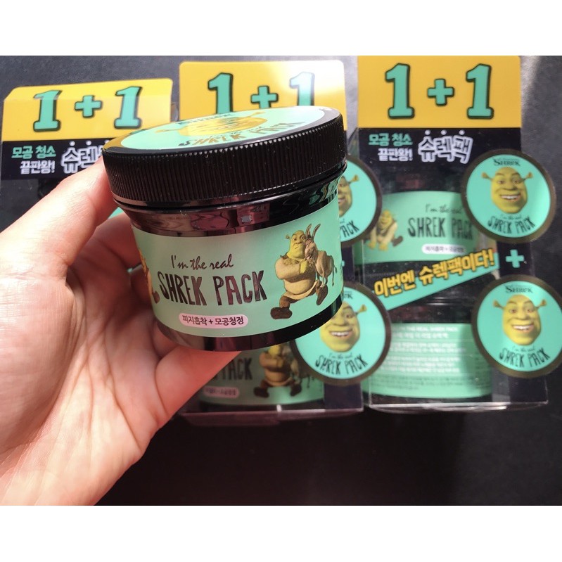 [DUTY FREE] Mặt nạ đất sét bạc hà Shrek Pack