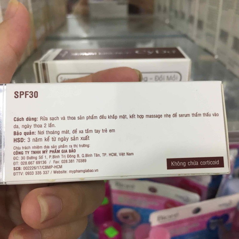 SERUM NÁM CYDO GIÁ BAO BÌ 128K