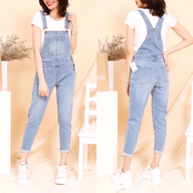 [HÀNG VNXK] Yếm bò chất jean vải xuất dư VNXK [Ảnh thật_ Có video đính kèm]