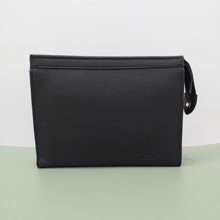 VÍ CẦM TAY CAO CẤP, TÚI LV CLUTCH SIZE 25 MÀU ĐEN