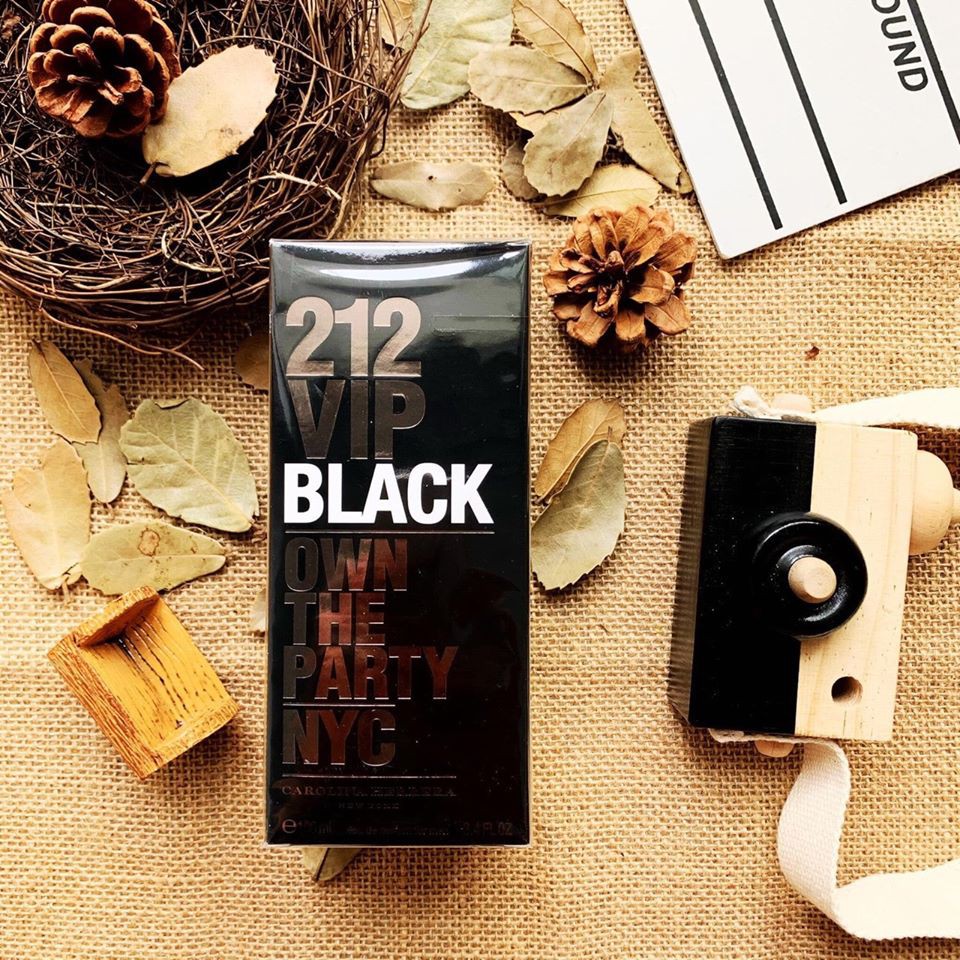 Nước hoa nam 212 VIP BLACK - Own the party NYC 100ml