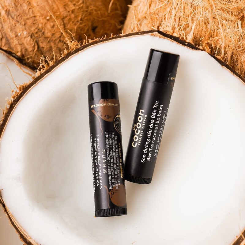 Son dưỡng dầu dừa Cocoon Coconut Lip Balm With Shea Butter & Vitamin E 5g