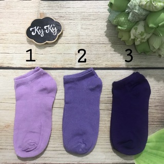 Vớ trơn cổ ngắn (được chọn màu)