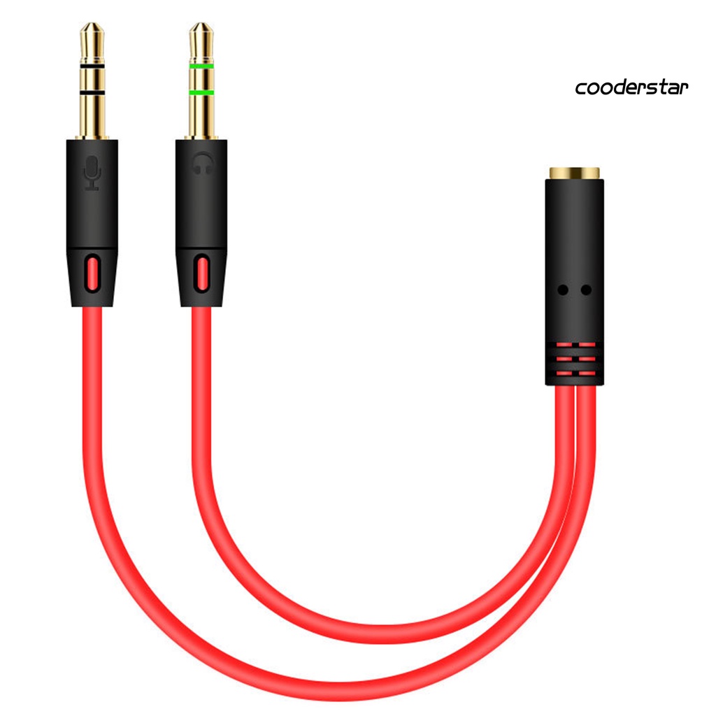 Cáp Chuyển Đổi Âm Thanh Tai Nghe 3.5mm Female Sang 2 Male