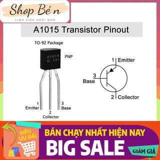 Combo 5 Transistor A1015 TO-92 50V 0.15A PNP