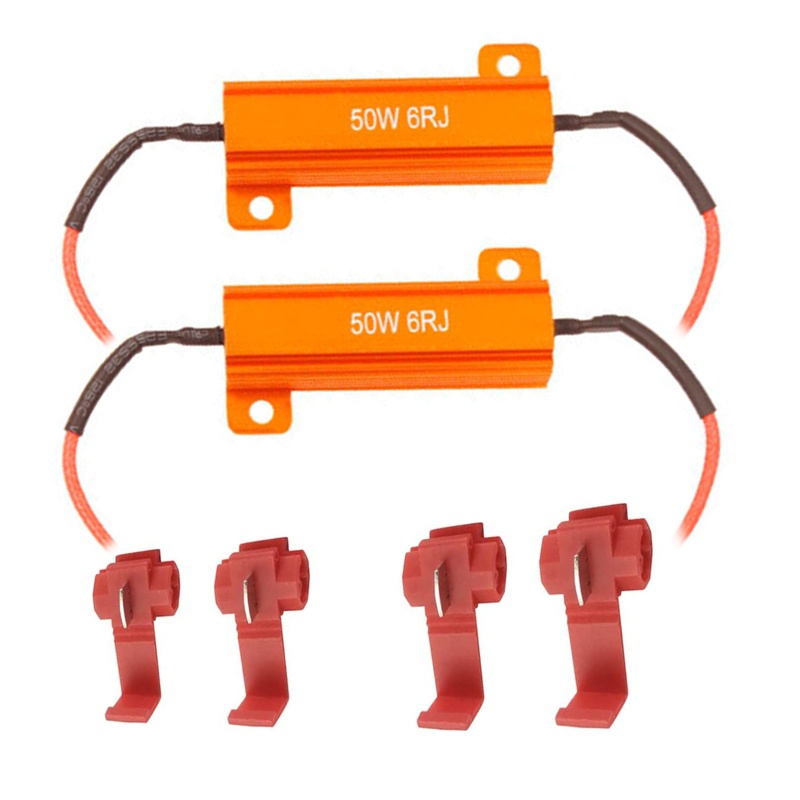Set 1 Điện Trở Tải Đèn LED Phanh Xe Hơi 50W