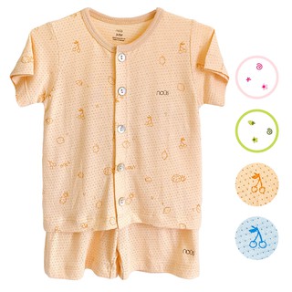 Bộ cài vai cộc 🍋 Nous doux họa tiết 🍋 Quần áo trẻ em
