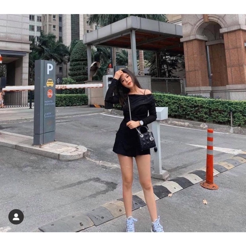 Túi xách Dior Lady 3 Ô mini Tag Bạc Super Fullbox