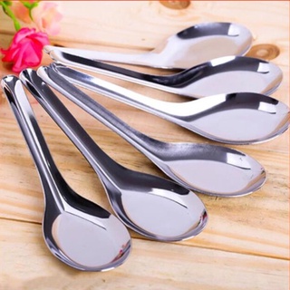 Thìa Phở Muỗng Ăn Cơm Bằng Inox Cao Cấp Hàng Dày 15cm