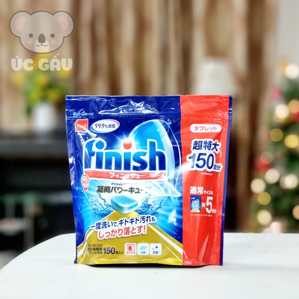 Viên rửa bát Finish Nhật Bản 150 viên